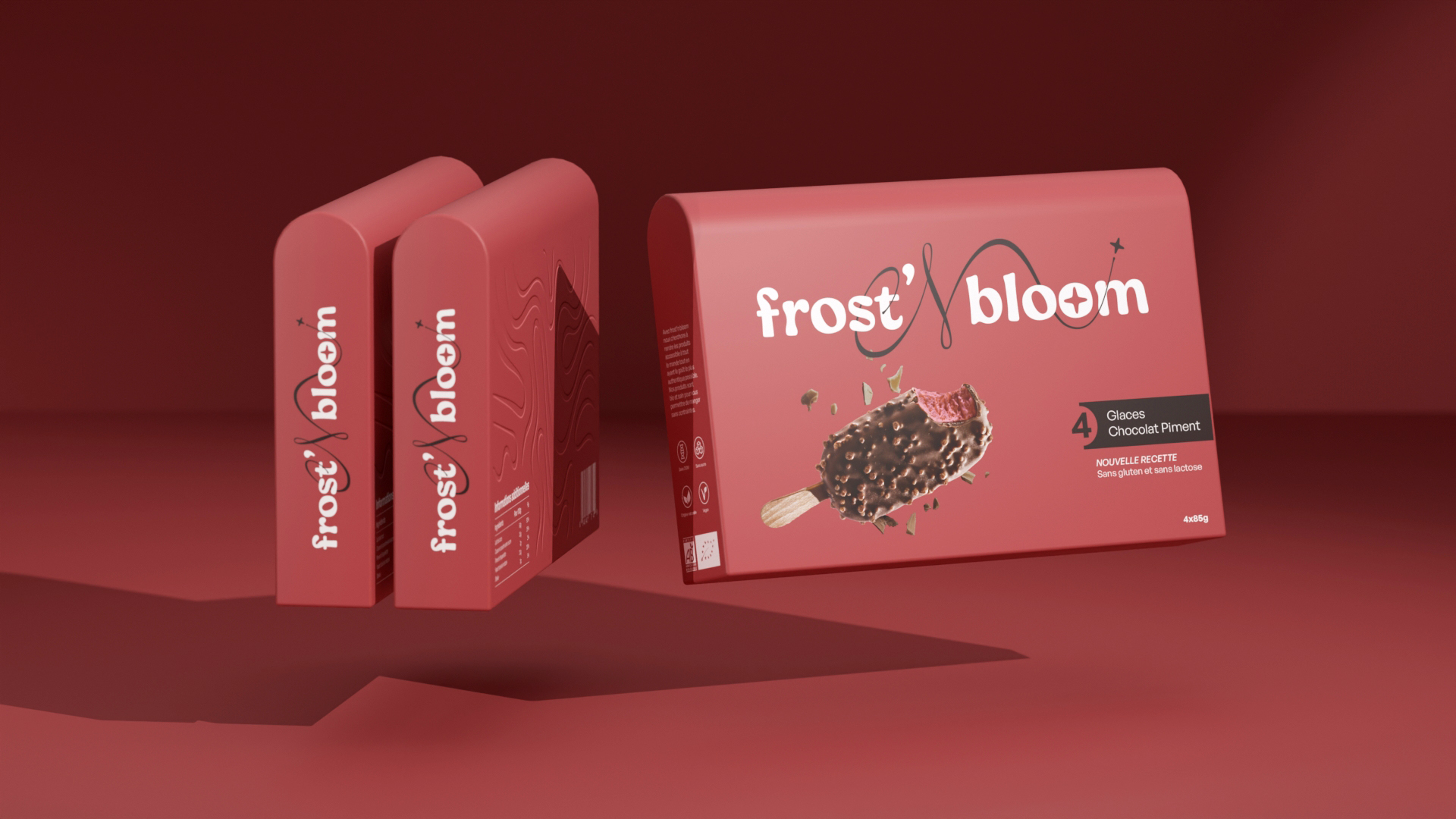 Packaging Frost'N Bloom rouge