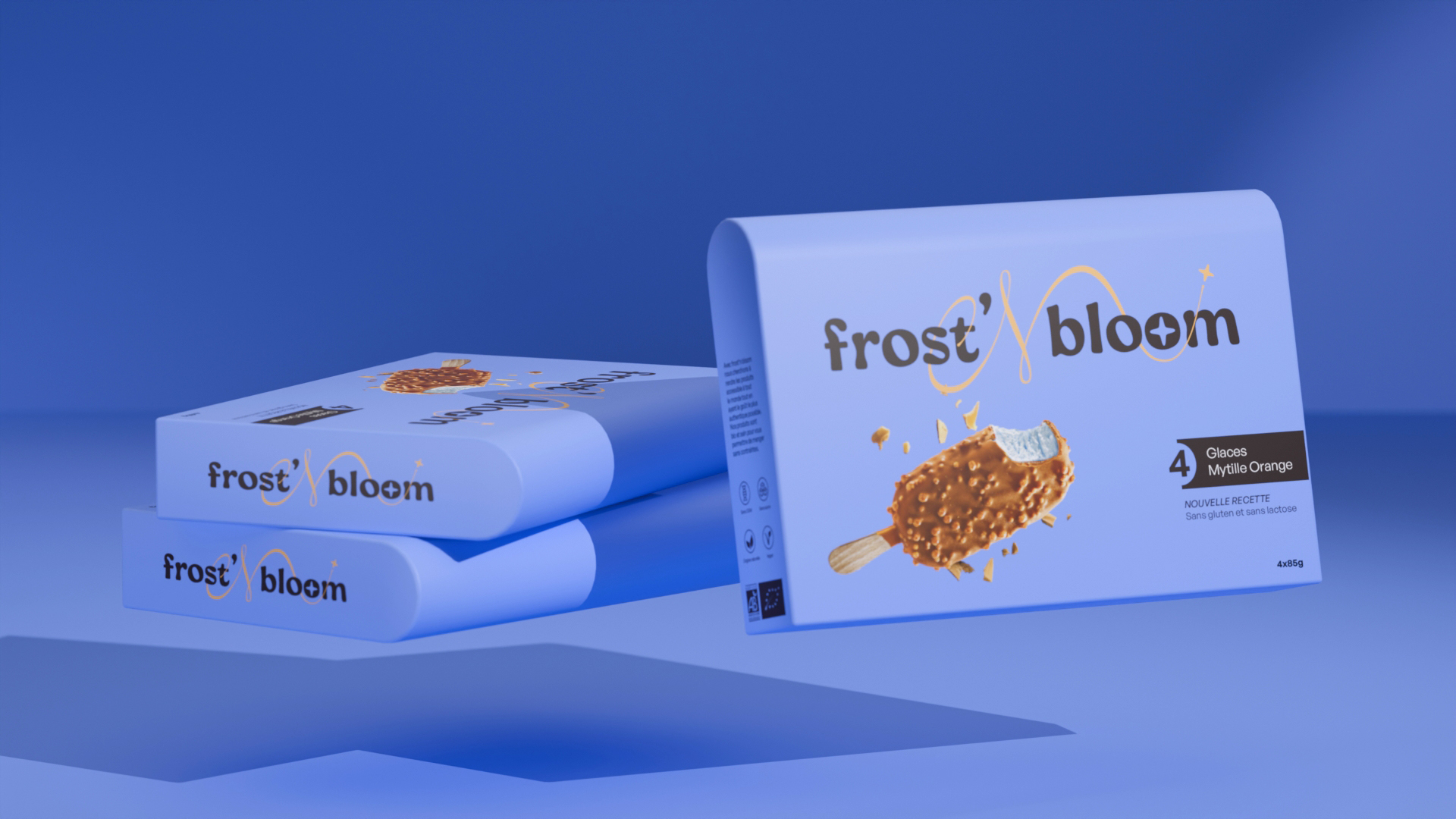 Packaging Frost'N Bloom bleu